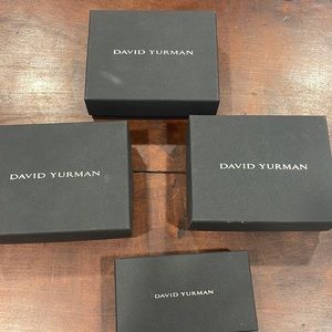 David Yurman boxes and dust bags